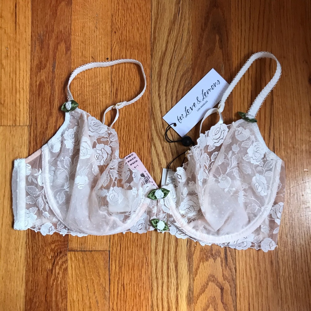 for love and lemons sweetheart lace bra